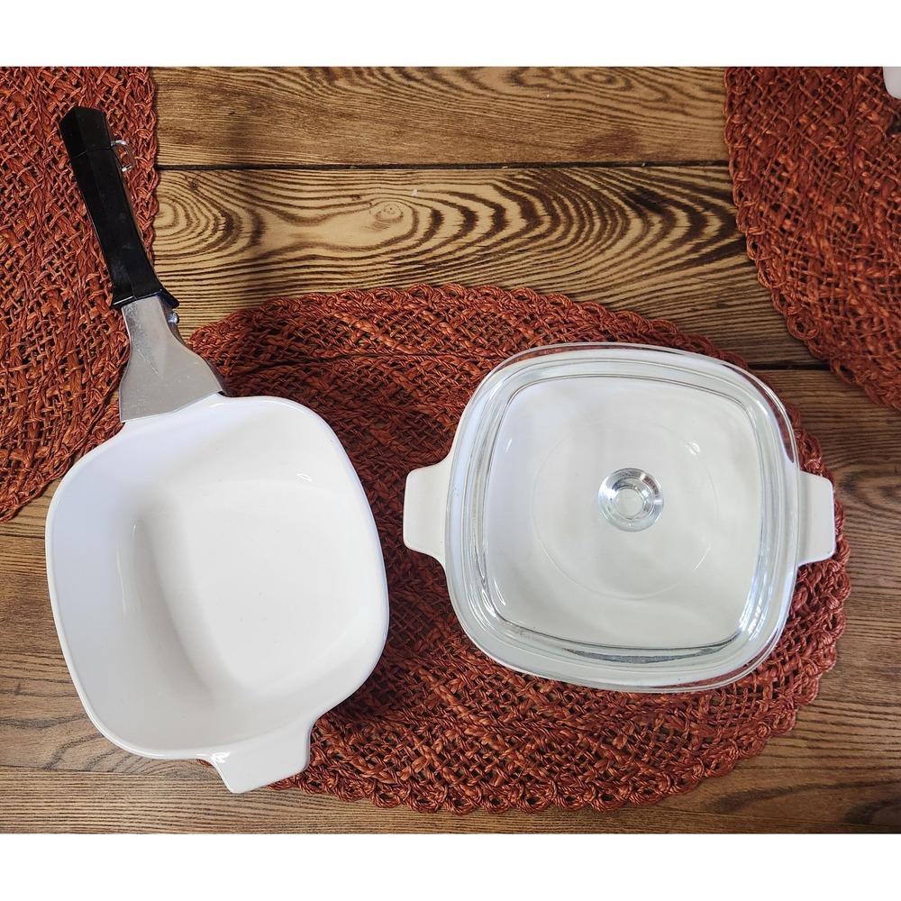 VINTAGE CorningWare 3 piece‎ Set. Blue Cornflower. - Picture 2 of 8